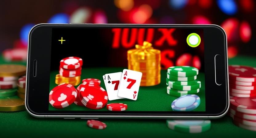 MV77 mobile casino app interface